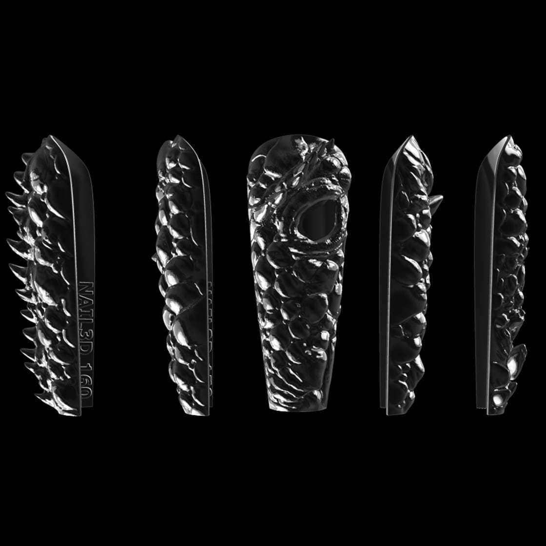 Dragon 3d Nail Tips 3D print model_1