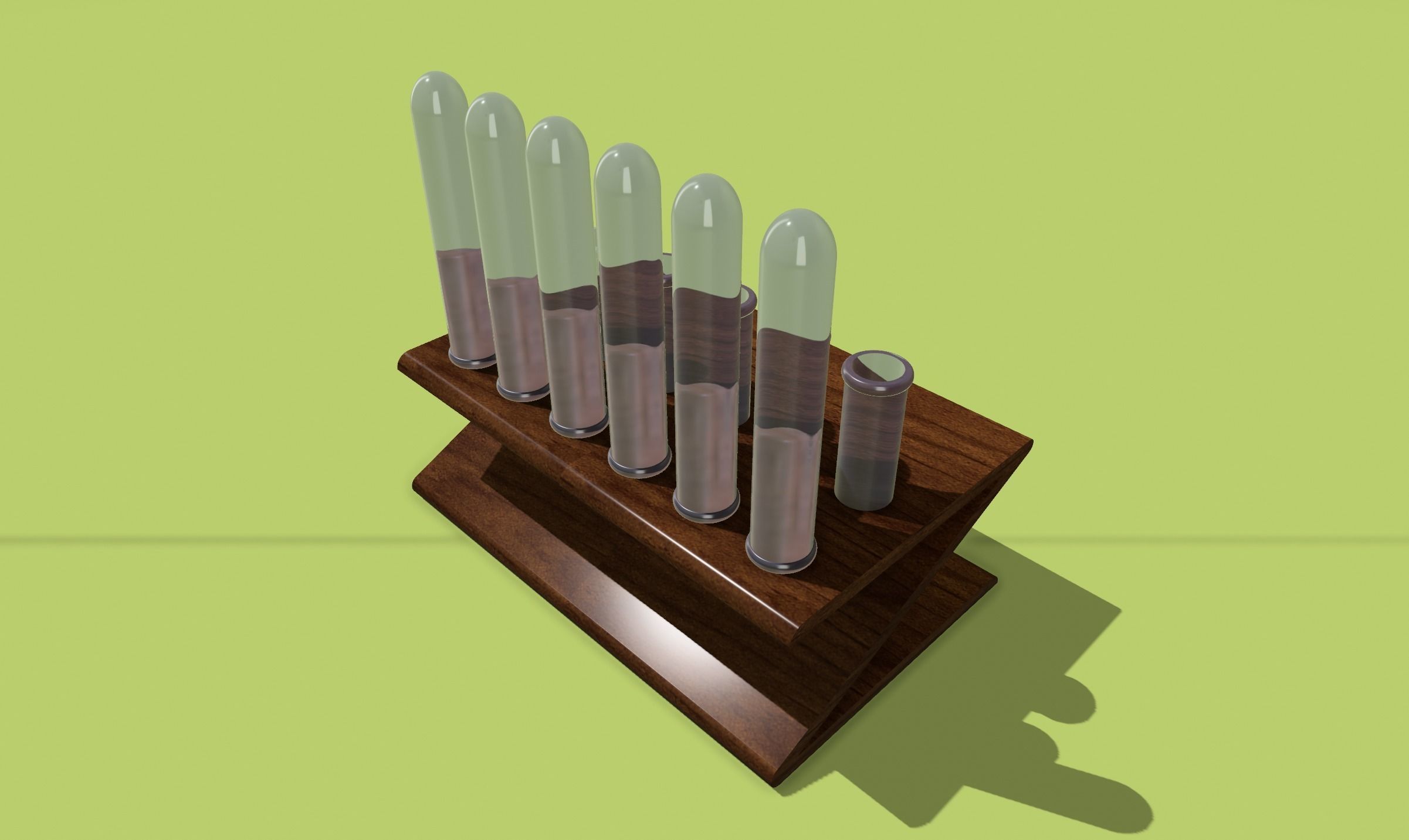 Dollhouse Miniature Test Tube set 3D print model_5