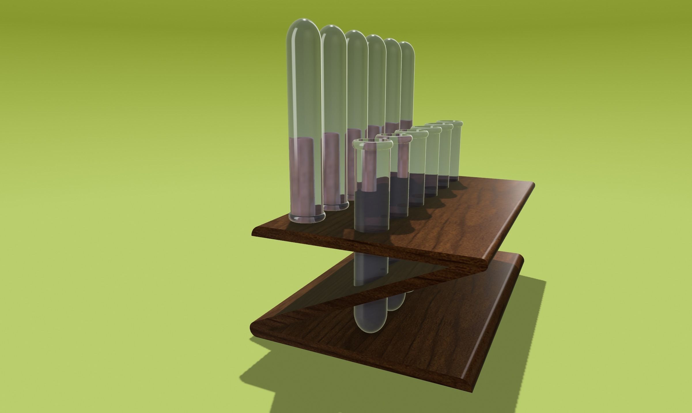 Dollhouse Miniature Test Tube set 3D print model_4