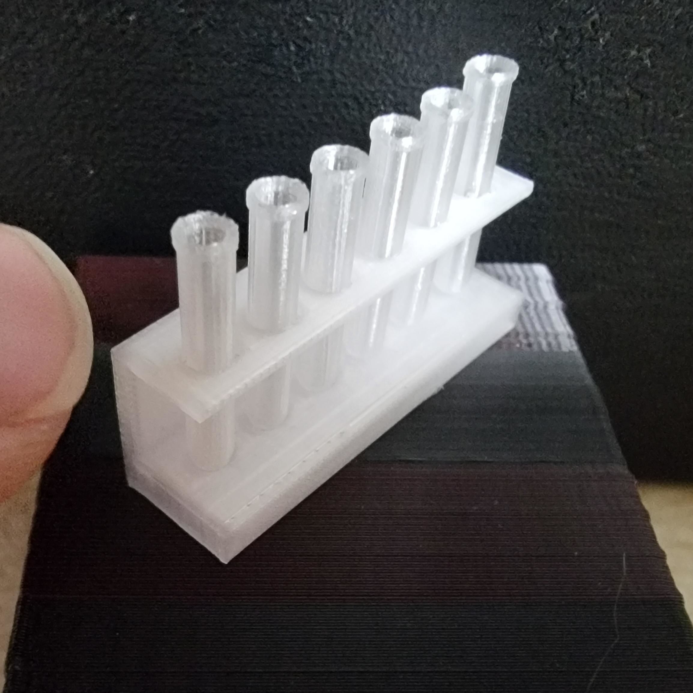Dollhouse Miniature Test Tube set 3D print model_8