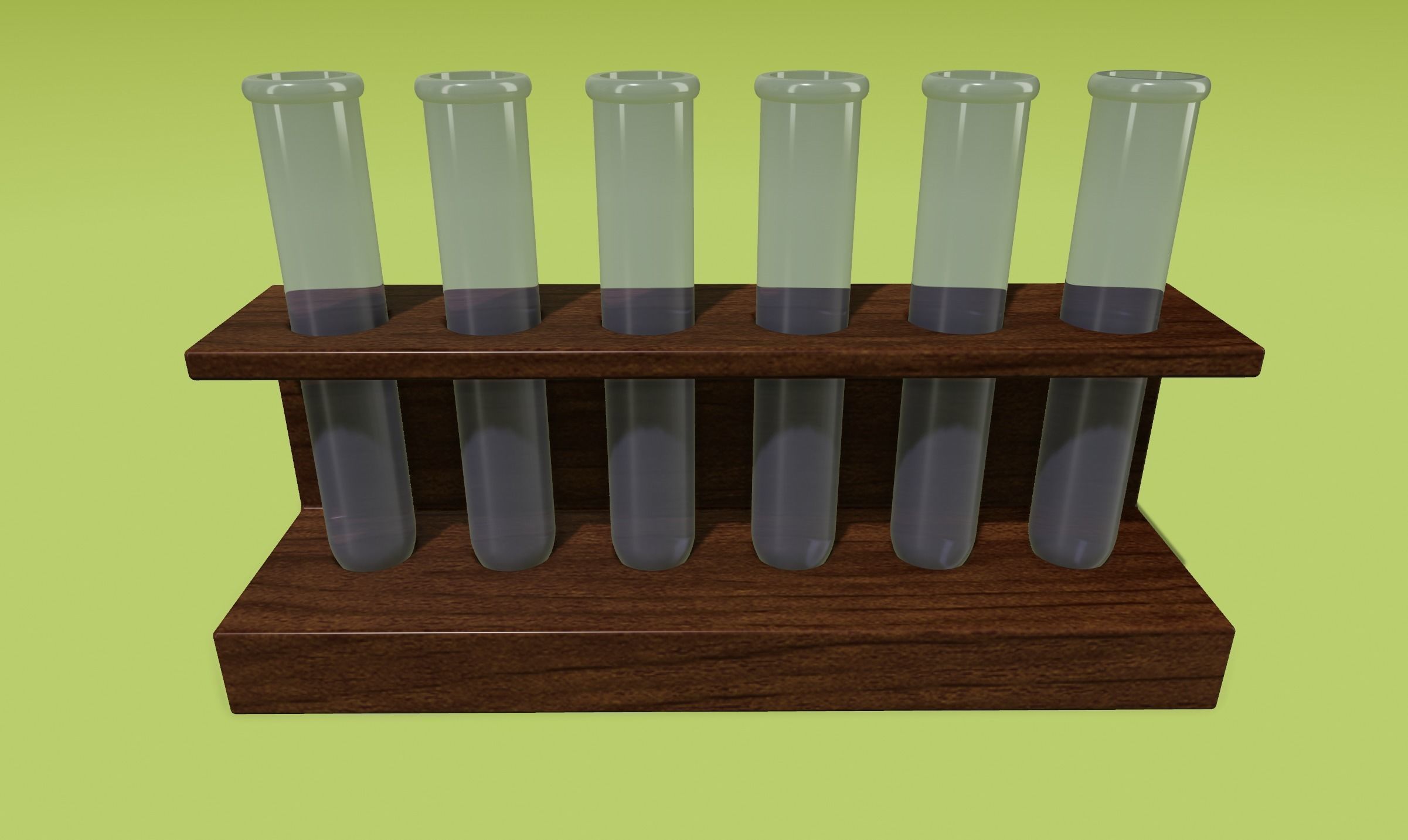 Dollhouse Miniature Test Tube set 3D print model_2