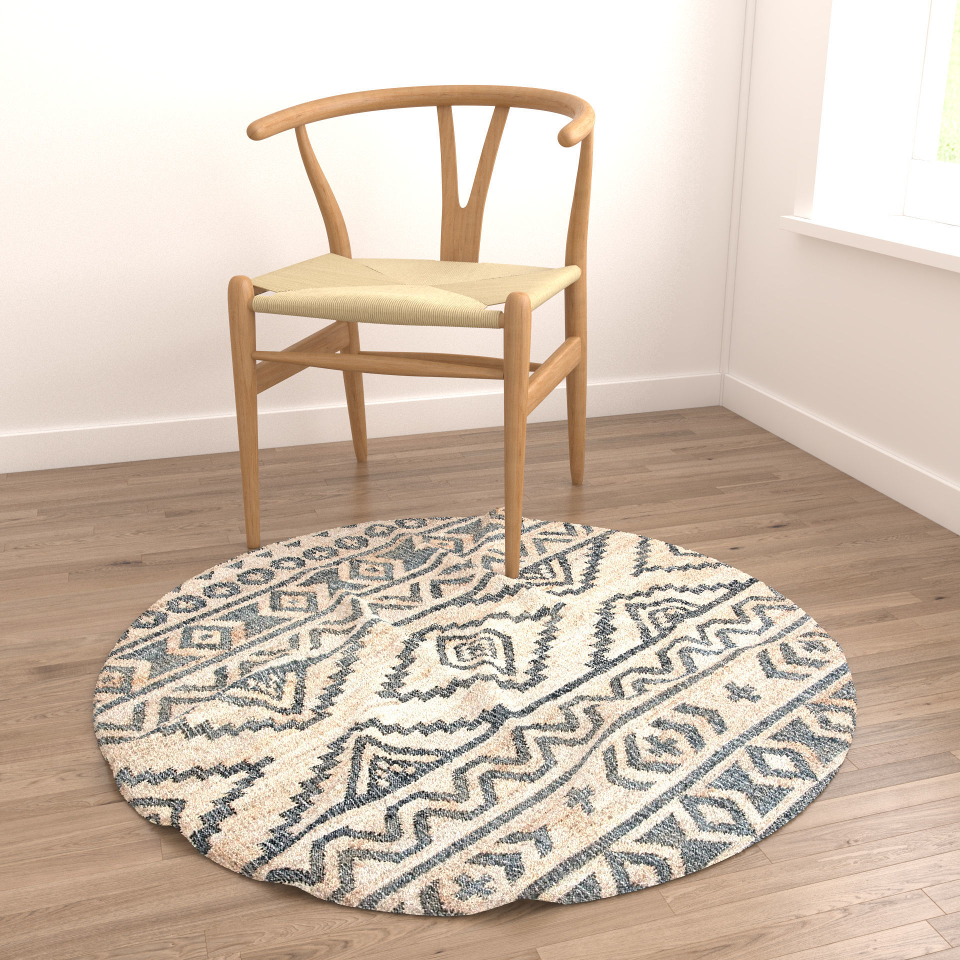 Rugs No 954 Low-poly 3D model_4