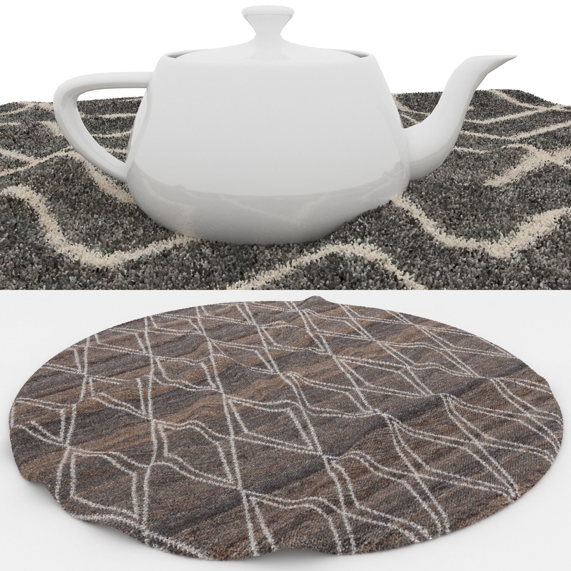 Rugs No 954 Low-poly 3D model_1
