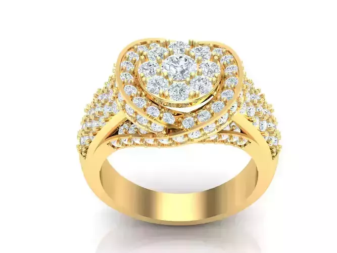 Women Wedding  Engagement Ring gold Diamond Female 1WR243