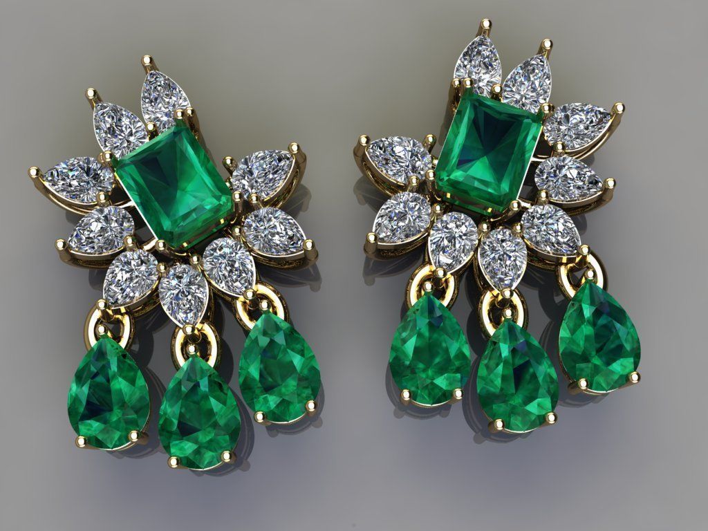 EARING FASION  3D model_2