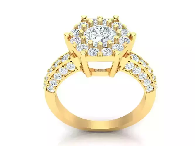 Women Wedding  Engagement Ring Silver Diamond Female 1WR215