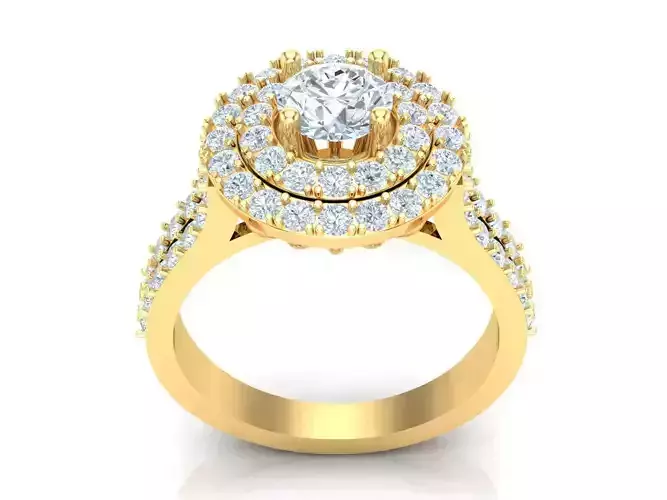 Women Wedding  Engagement Ring Silver Diamond Female 1WR213