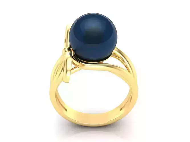 Premium Pearl Solitaire Diamond Engagement Ring For Women 1WR200