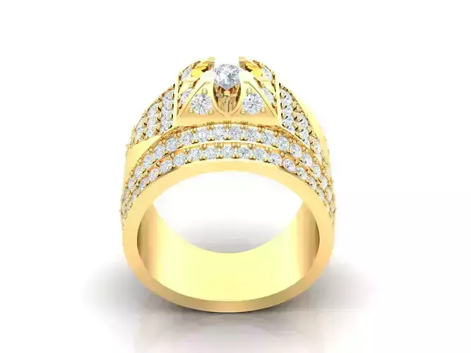 Premium Solitaire Diamond Engagement Ring For Women 1WR191