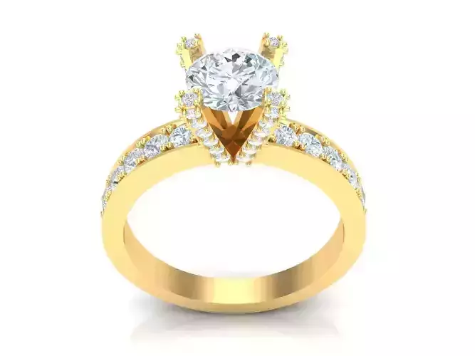 Premium Solitaire Diamond Engagement Ring For Women 1WR181