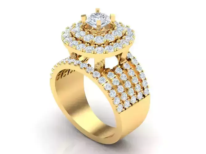 Premium Solitaire Diamond Engagement Ring For Women 1WR179