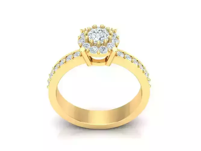 Premium Solitaire Diamond Engagement Ring For Women 1WR153