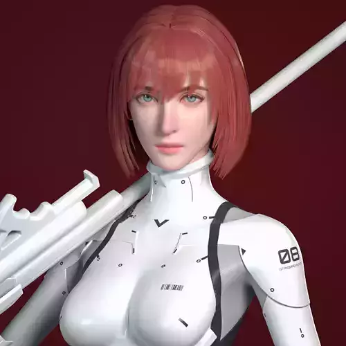 Warrior Girl      Marmoset Toolbag Scene