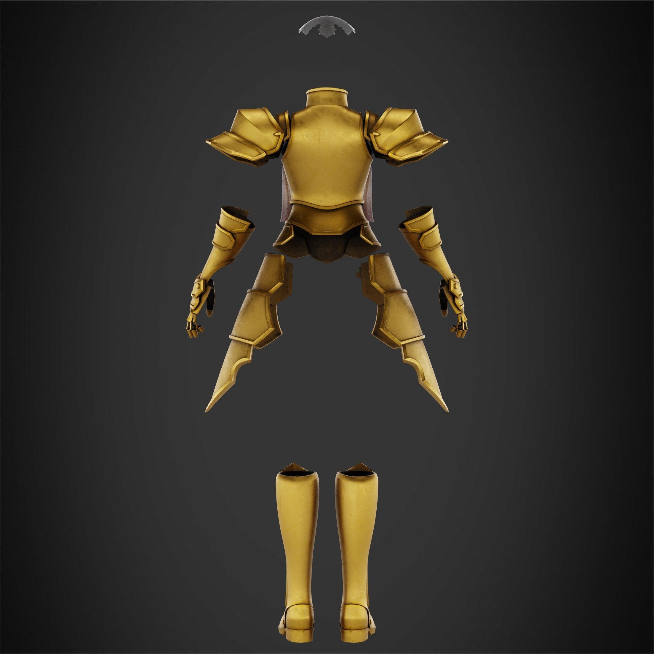 Sword Art Online Alice Integrity Armor for Cosplay 3D print model_6