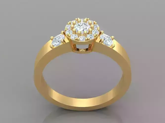 Premium Solitaire Diamond Engagement Ring For Women 1WR149