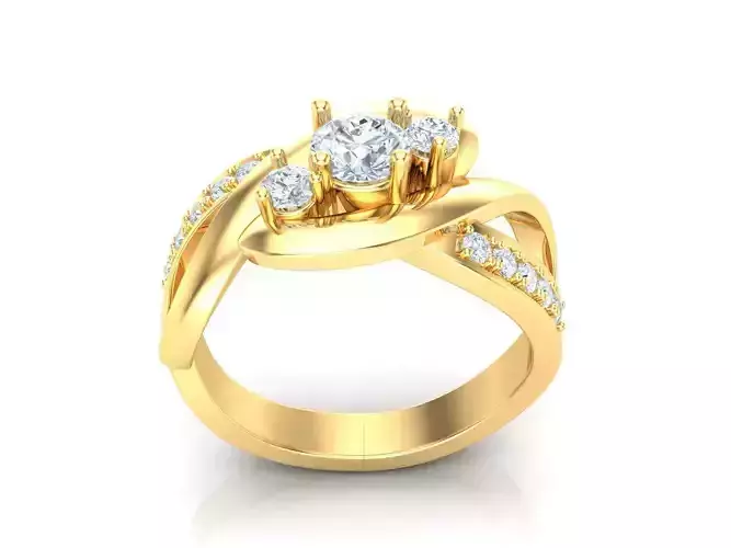 Premium Solitaire Diamond Engagement Ring For Women 1WR147
