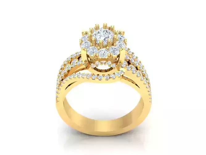 Premium Solitaire Diamond Engagement Ring For Women 1WR146