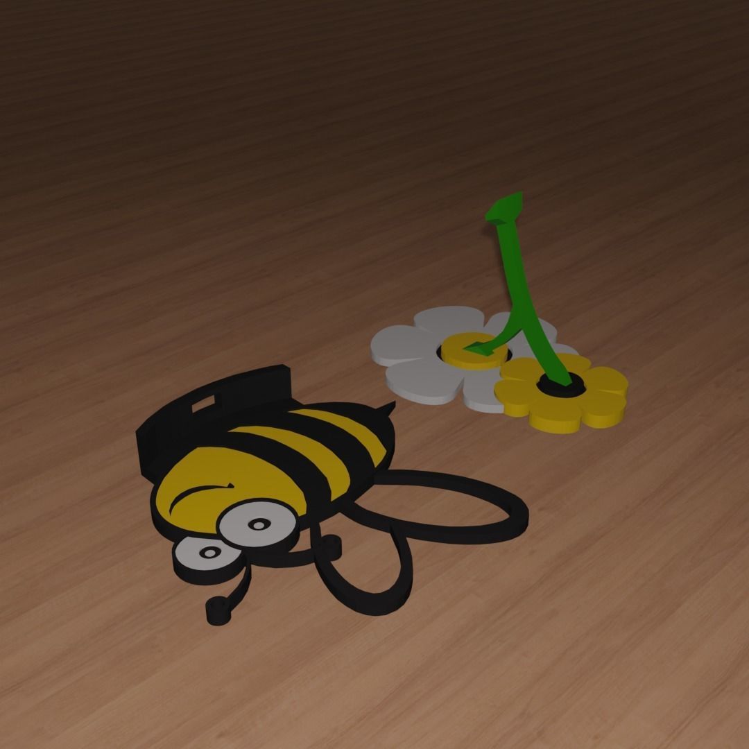 Bumble Bee Phone Stand 3D print model_8