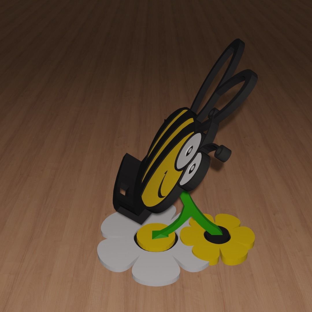 Bumble Bee Phone Stand 3D print model_2
