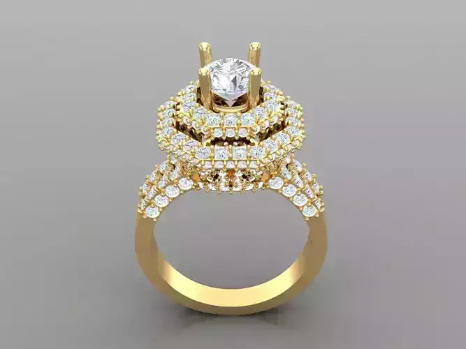 Premium Solitaire Diamond Engagement Ring For Women 1WR137