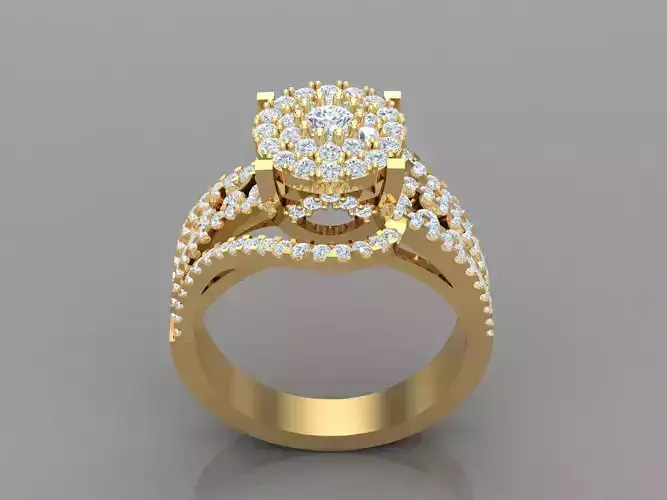Premium Solitaire Diamond Engagement Ring For Women 1WR131