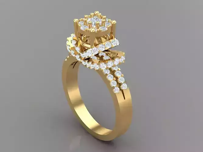 Premium Solitaire Diamond Engagement Ring For Women 1WR126