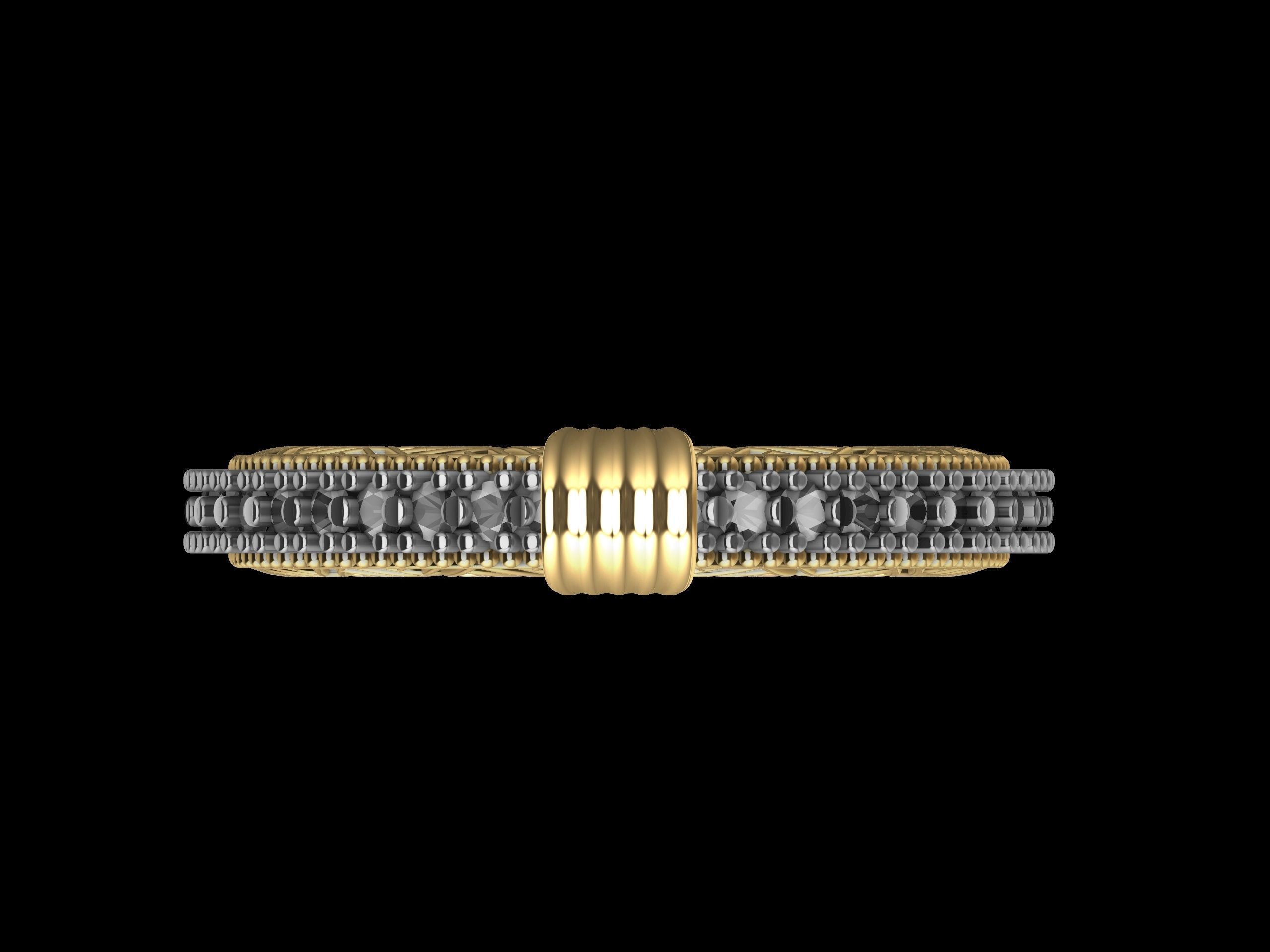 Contemporary Diamond Jali Pendant 3D print model_7