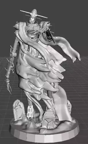 Lancer-Horus Lich Articulated 3D print model