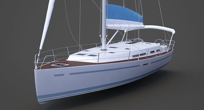 Photorealistic Yacht 04 3D model