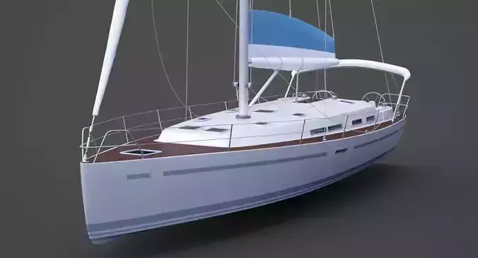 Photorealistic Yacht 04