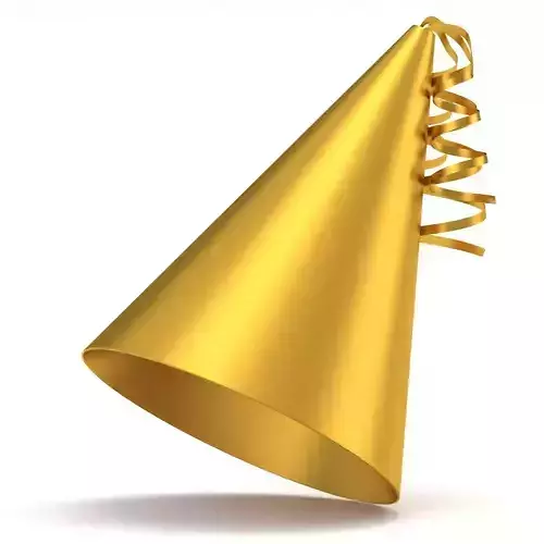 Party Hat Gold