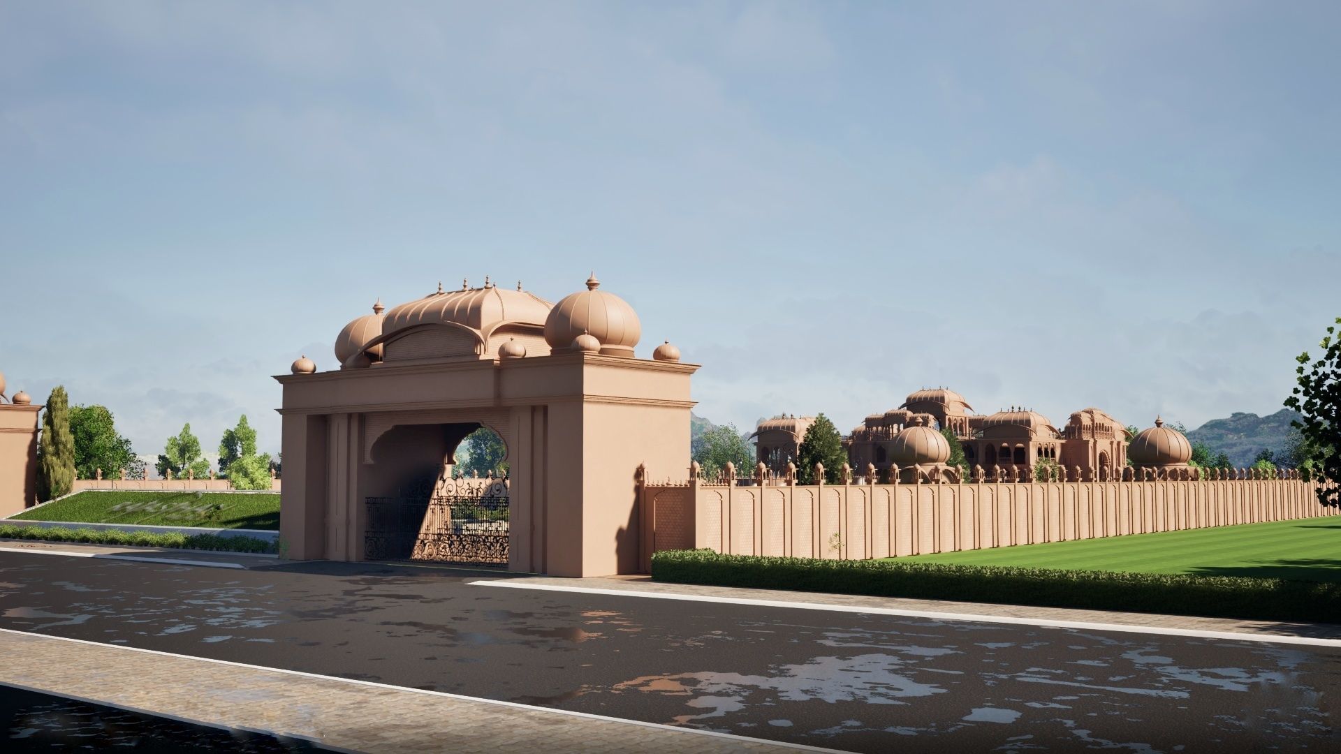 Indian architecture 3D model 3D model_5