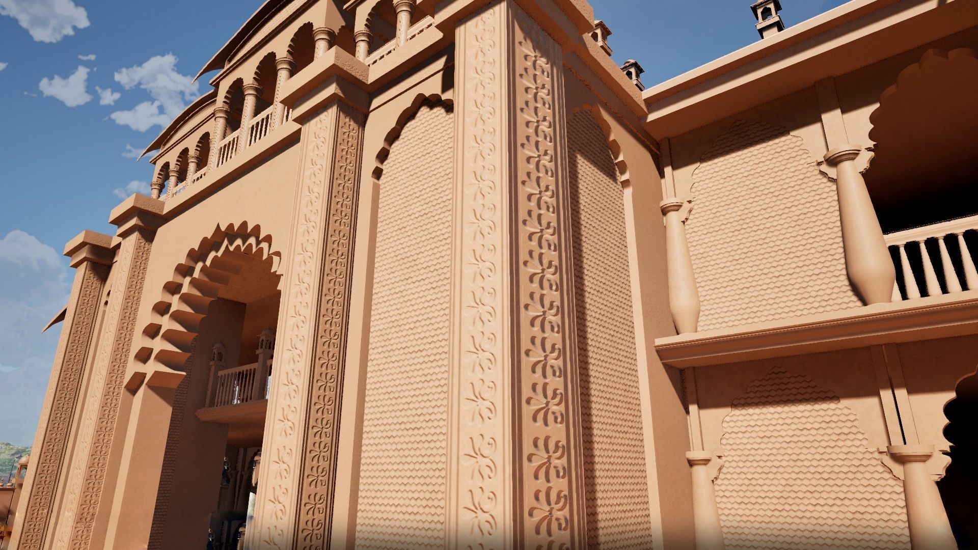 Indian architecture 3D model 3D model_6