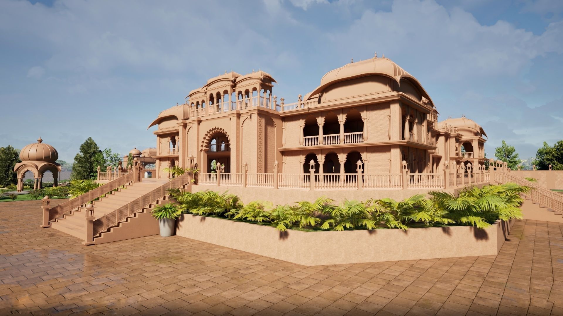 Indian architecture 3D model 3D model_1