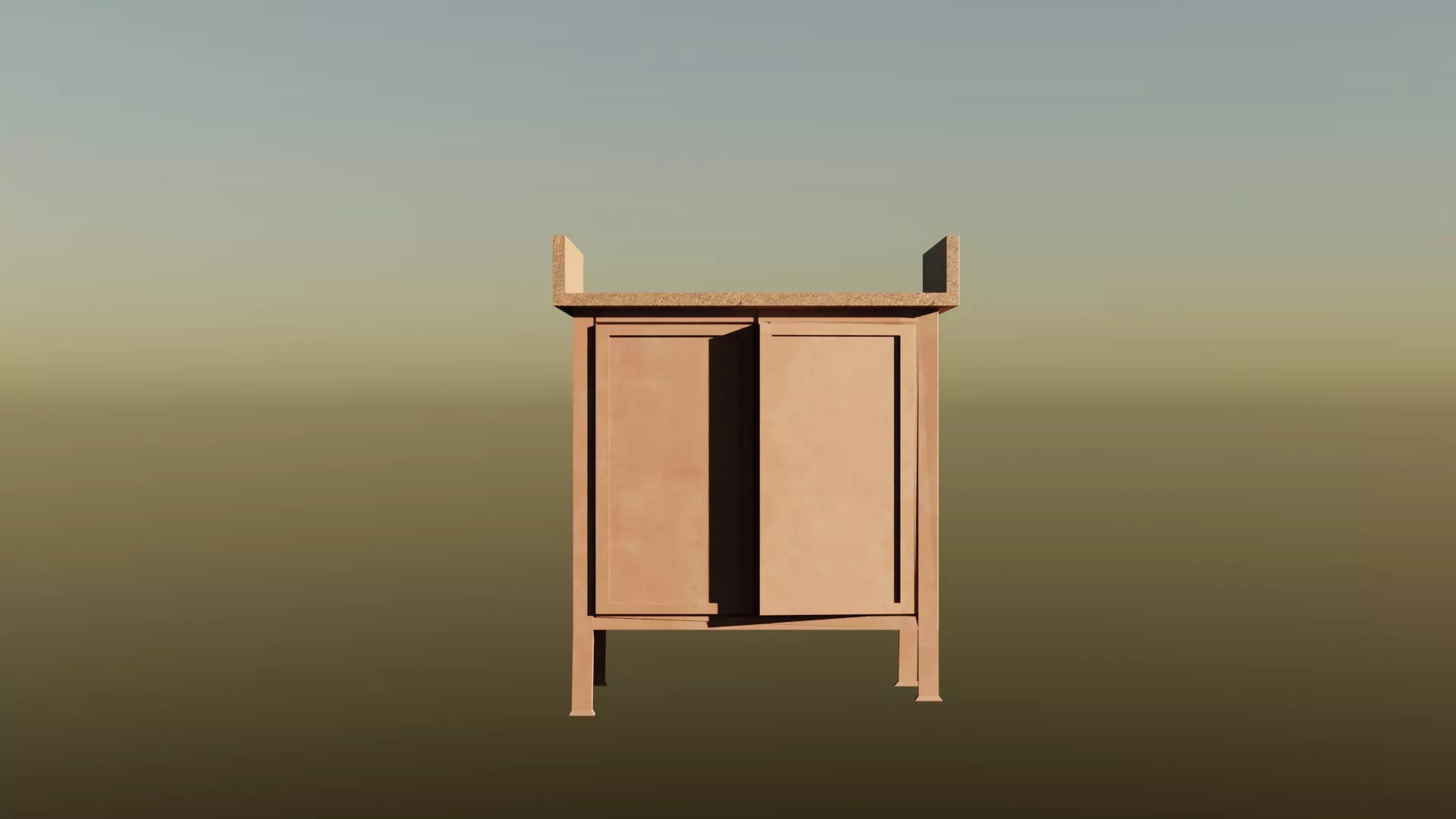 Drawer Free low-poly 3D model_0