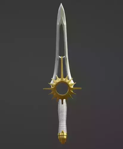 Power Ranger Wild Force Crystal Saber 3D print model