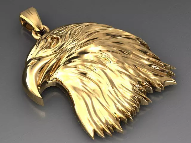 White Eagle Pendant 3D print model