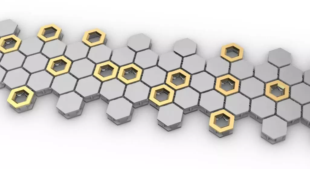 Bee Chain with newlook 3D print model_0