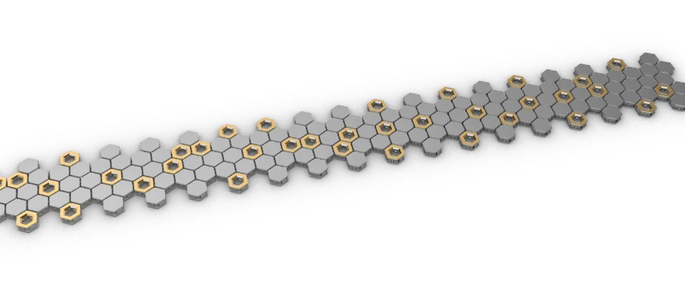 Bee Chain with newlook 3D print model_5