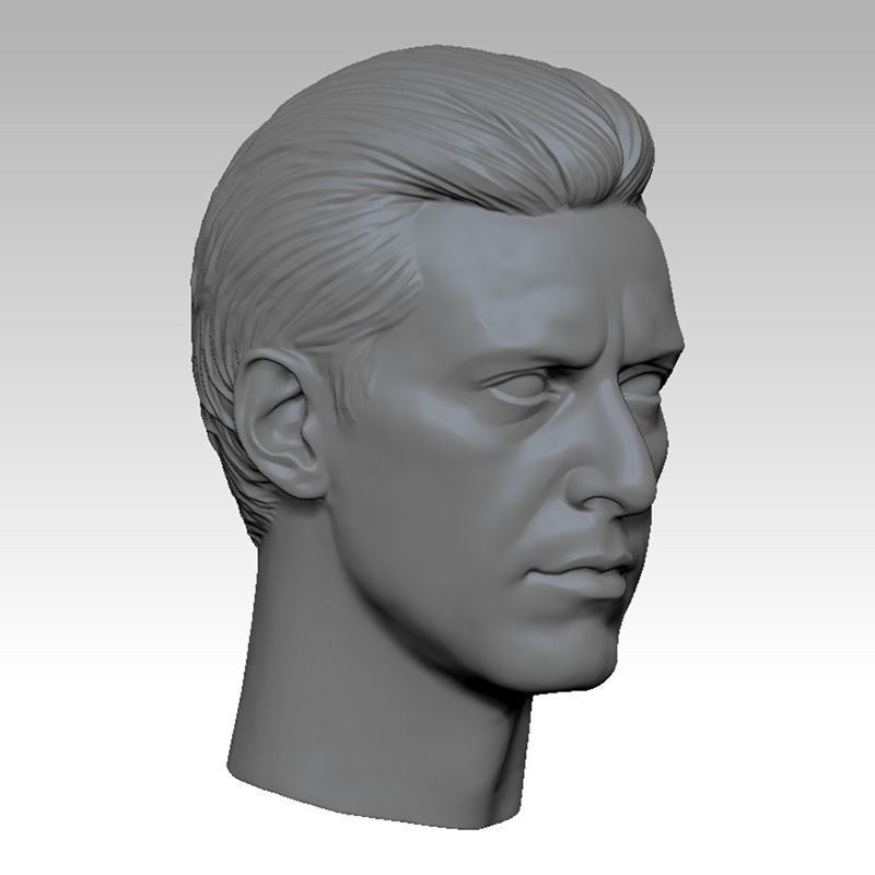 The Godfather 2 Al Pacino 1 Head sculpture 3D print model 3D print model_1