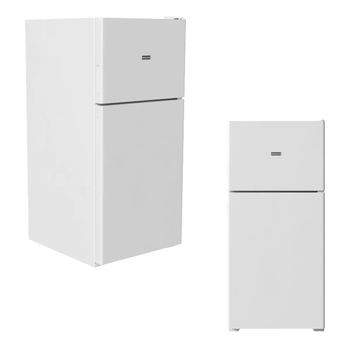 Hotpoint Handle Top Freezer Refrigerator 3D model_0