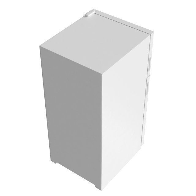 Hotpoint Handle Top Freezer Refrigerator 3D model_4