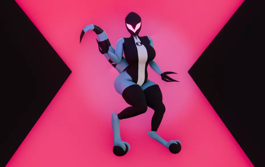 XLR8 Ben 10 Chaquetrix Free low-poly 3D model