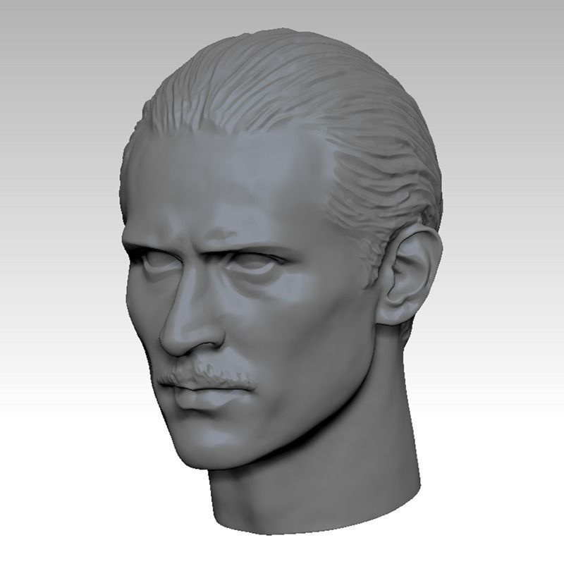 The Godfather 2 Robert De Niro Head sculpture 3D print model 3D print model_5