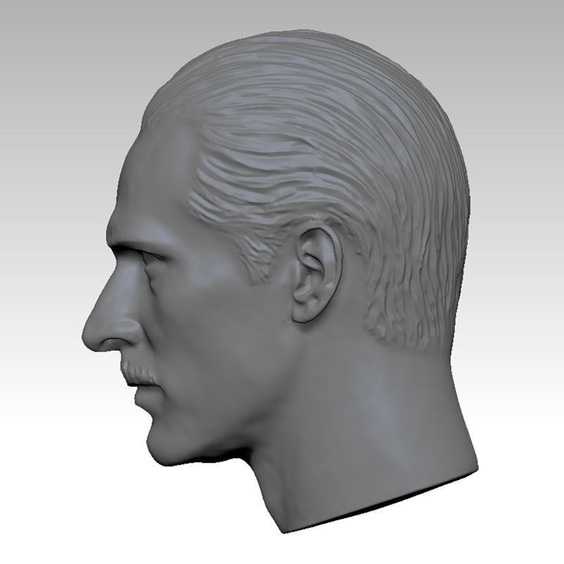 The Godfather 2 Robert De Niro Head sculpture 3D print model 3D print model_4