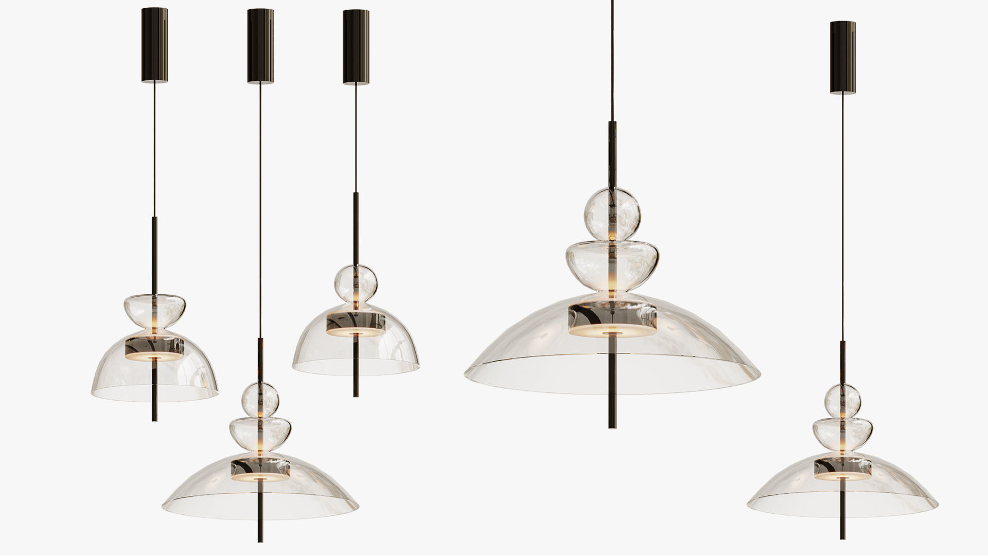Maytoni Bangkok pendant lamp 3D model_4