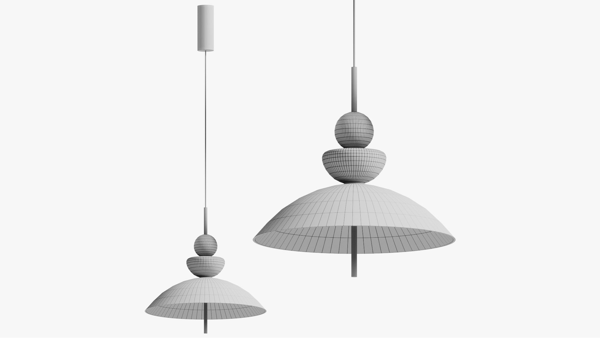 Maytoni Bangkok pendant lamp 3D model_9