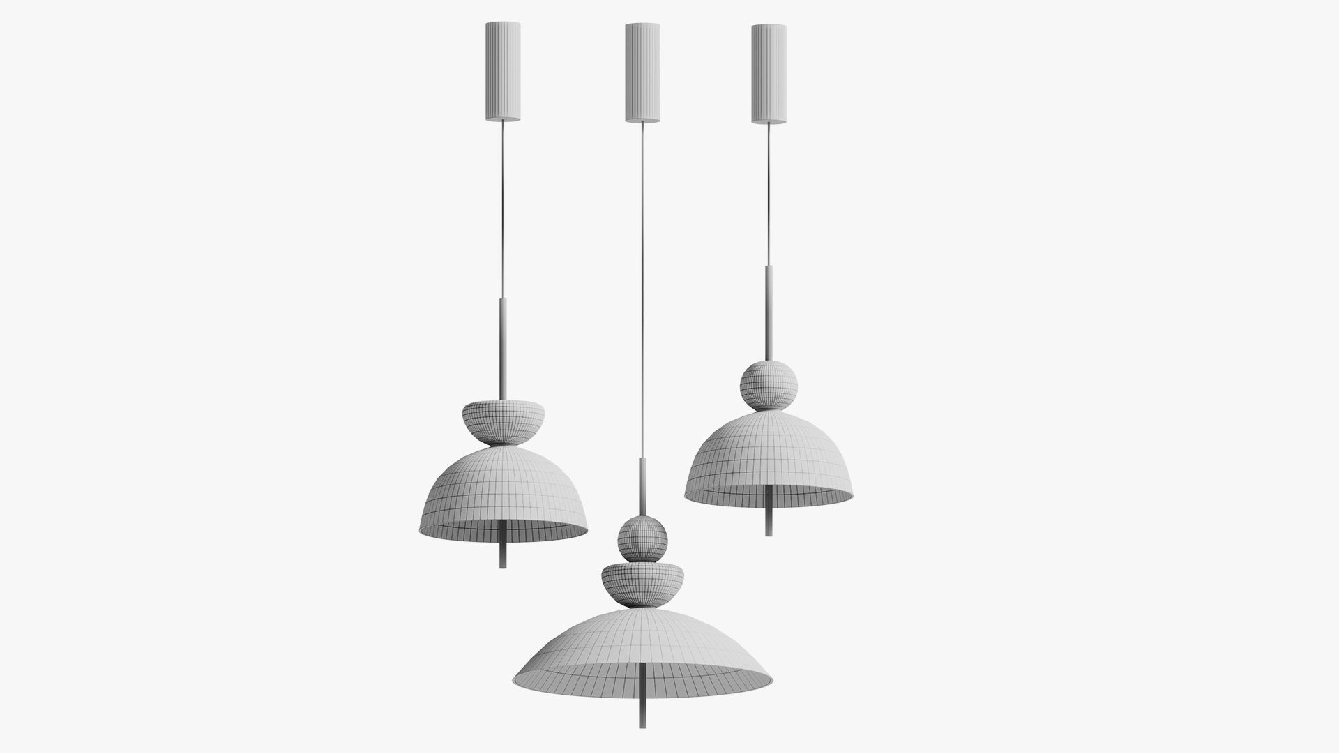 Maytoni Bangkok pendant lamp 3D model_12
