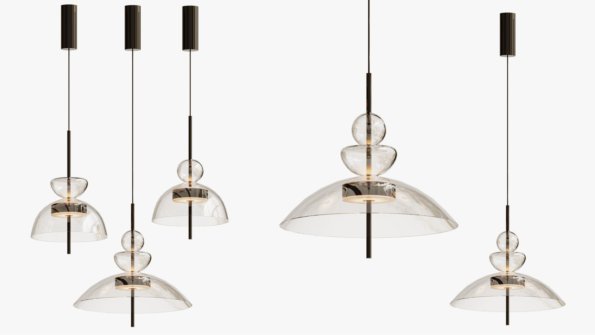 Maytoni Bangkok pendant lamp 3D model_2