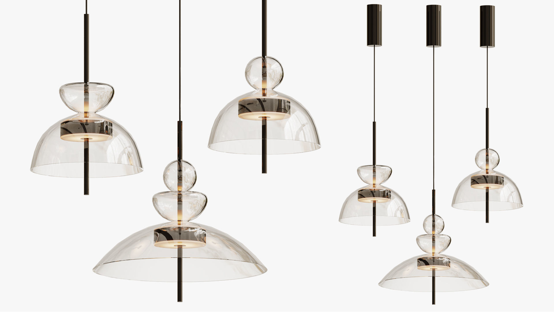 Maytoni Bangkok pendant lamp 3D model_1